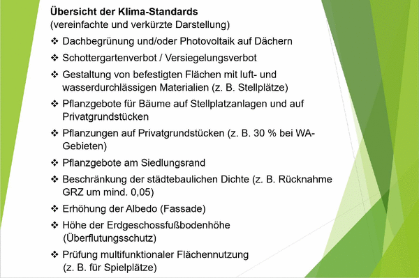 Klima-Standards im Überblick