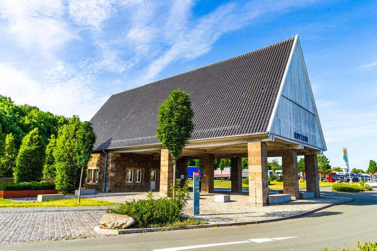 Die Autobahnkapelle am Rastplatz Rhynern-Nord