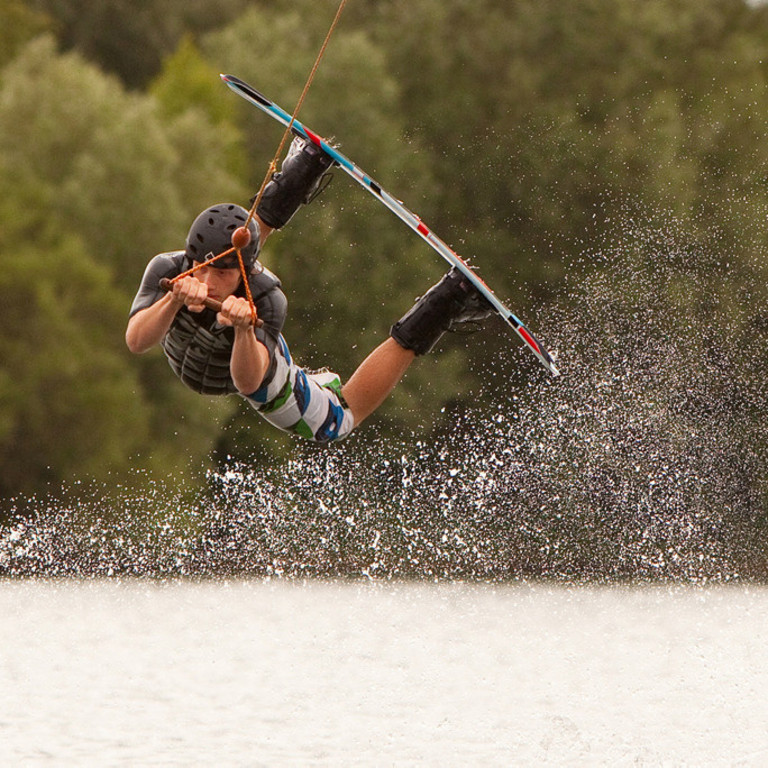 Wakeboarden auf dem Haarener Baggersee