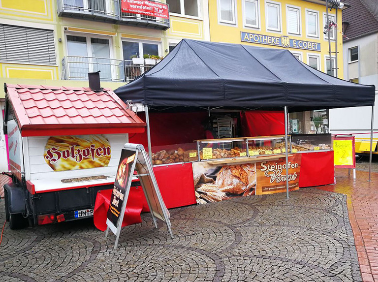 Der Stand von Holzofenbäcker Bogdanski