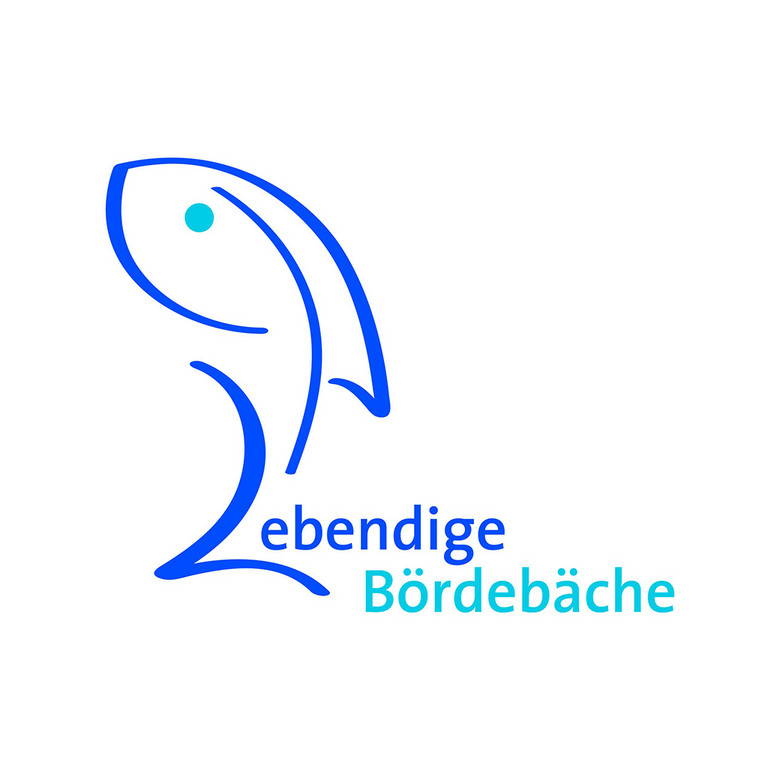 Das Bild zeigt das Logo des Ahse-Projektes "Lebendige Bördebäche"