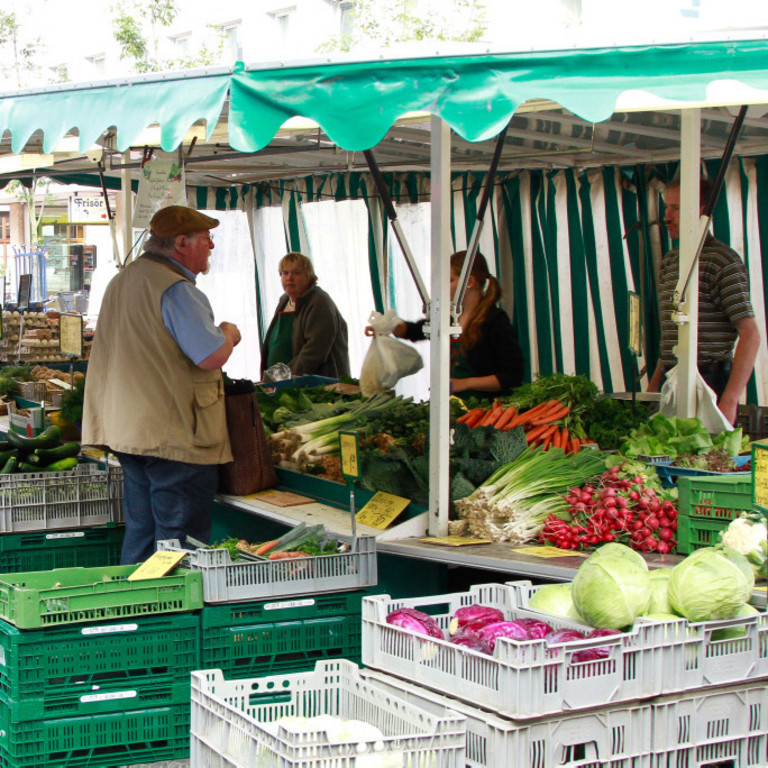 Der Stand von Obst und Gemüse Jucknat/Ricken