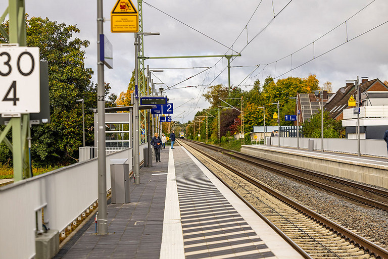 Haltepunkt-Eröffnung in Westtünnen