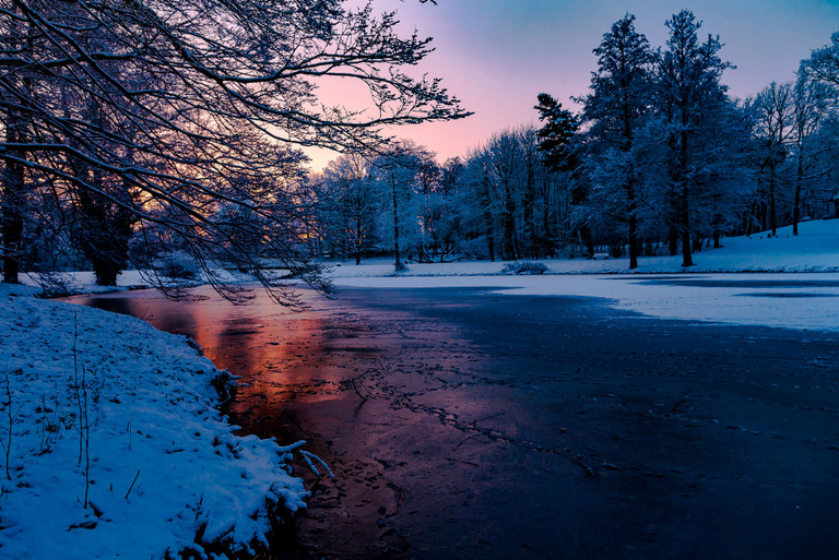 Winter im Kurpark