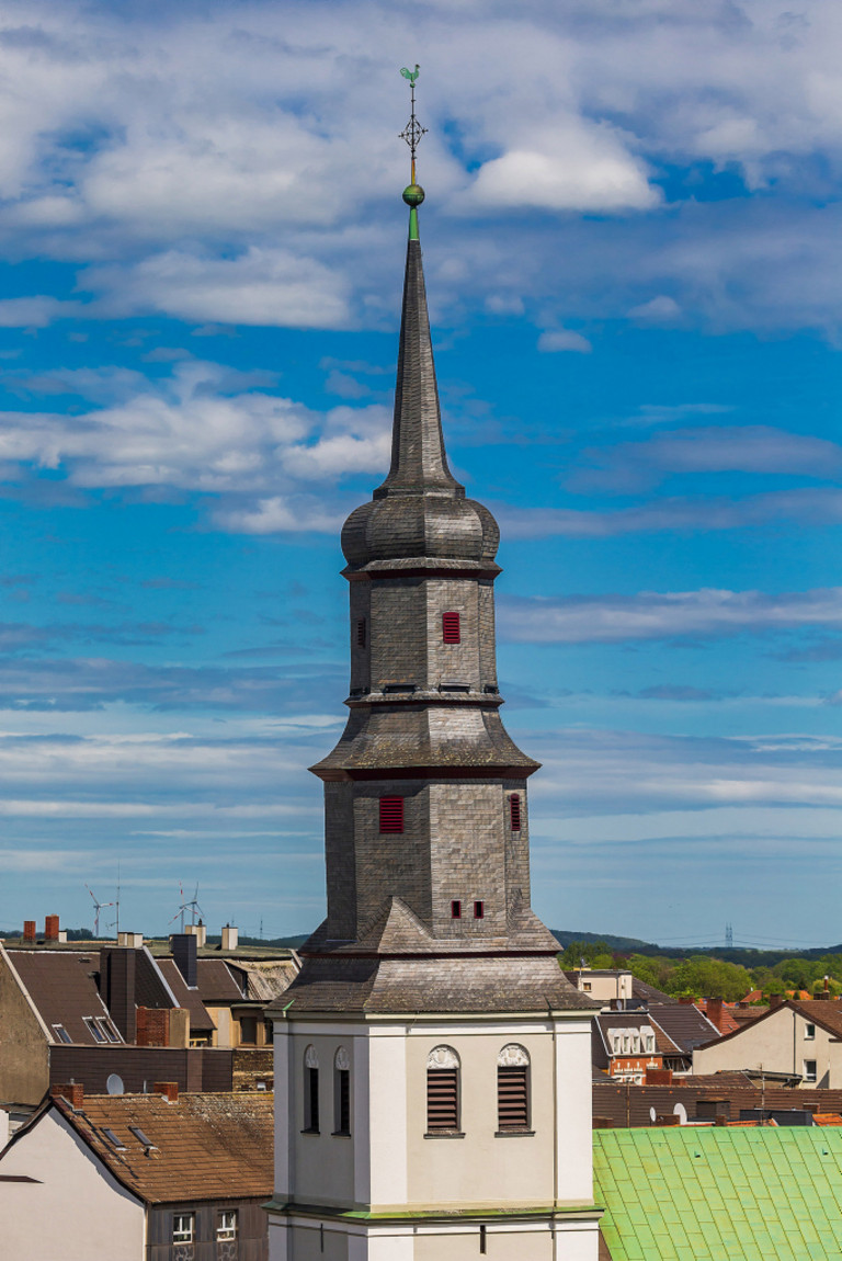 Turmspitze der Lutherkirche