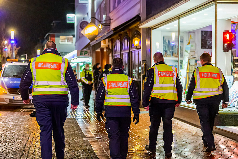 Der OB unterwegs  mit dem Kommunalen Ordnungsdienst 