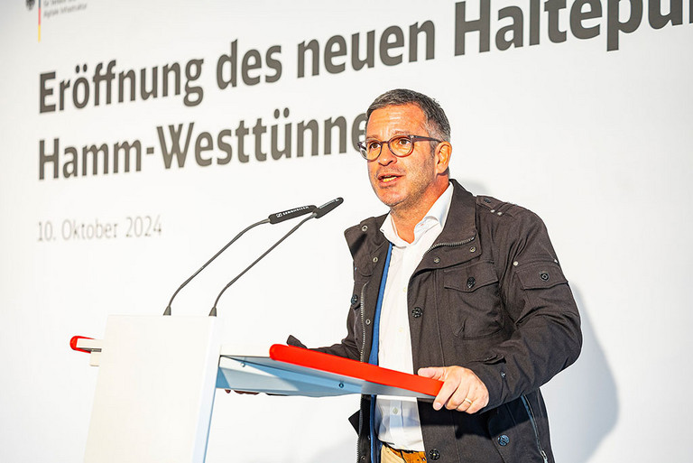 Haltepunkt-Eröffnung in Westtünnen