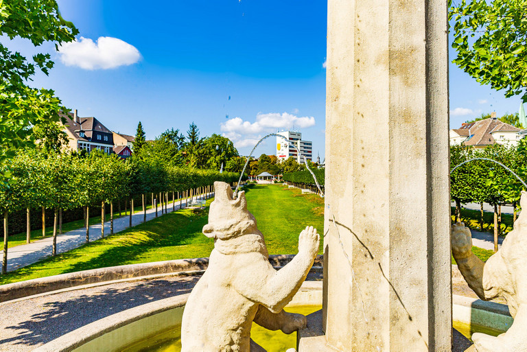 Der Ostring mit dem Bärenbrunnen, 2019