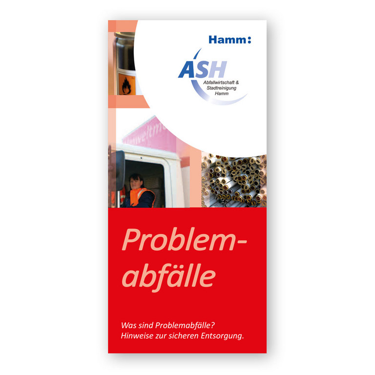 Titelbild der Broschüre "Problemabfälle" des ASH