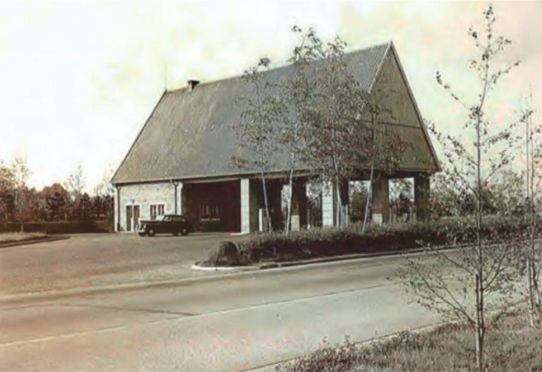 Die Tankstelle Rhynern-Nord um 1950