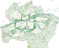 Masterplan Freiraum Lageplan Netz