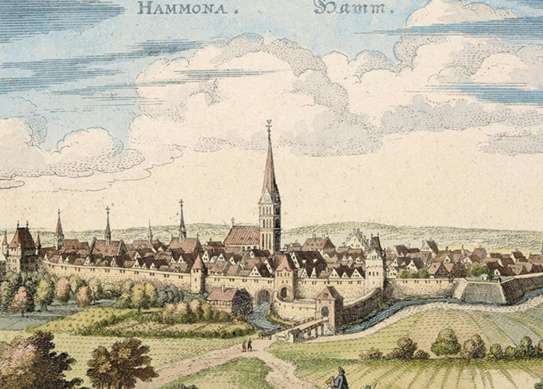 Historische Karte: Ansicht Hammona