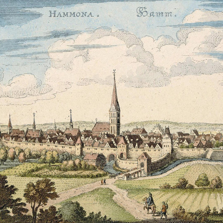 Historische Karte: Ansicht Hammona