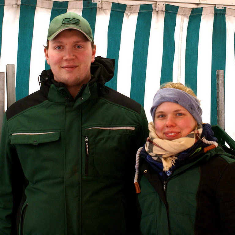 Team von Kraienhemke auf dem Wochenmarkt