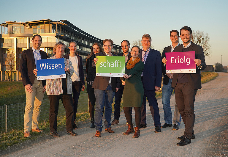 Teamfoto des Projektes "Wissen schafft Erfolg"