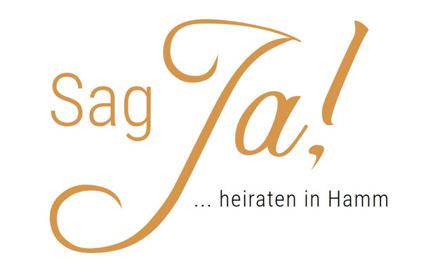 Schriftzug ''Sag Ja''