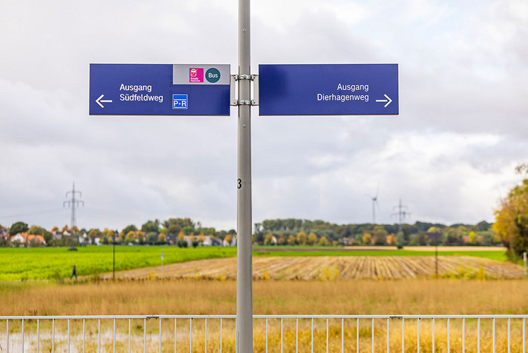 Haltepunkt-Eröffnung in Westtünnen