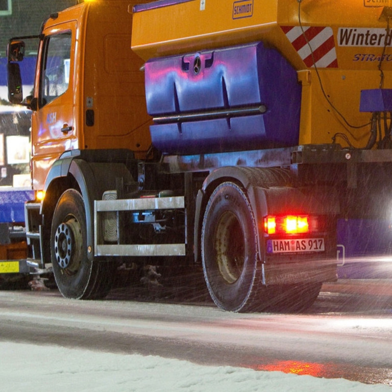 Winterdienst im Nachteinsatz