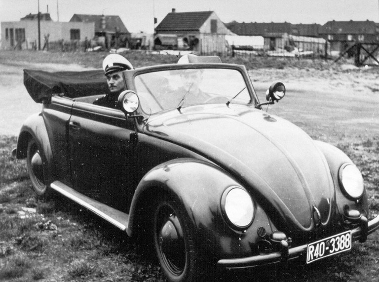 Einsatzwagen der Verkehrsüberwachung im Jahre 1954