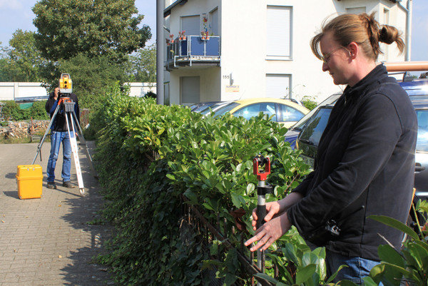 Vermessung, Grundstücksteilung