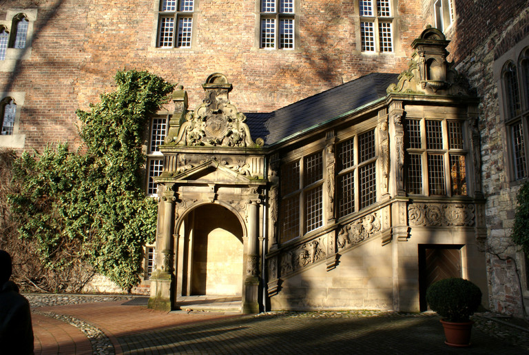 Eingangsbereich Schloss Heessen