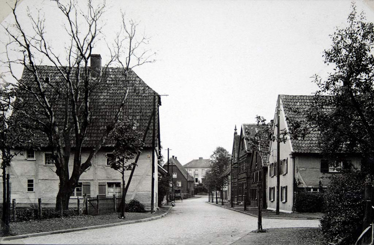 Ansicht des Heessener Dorf es um 1930