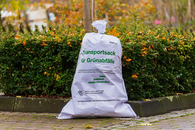 Transportsack für Grünabfälle