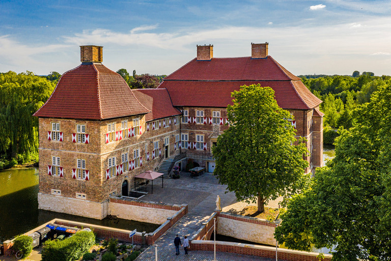 Drohnenaufnahme Schloss Oberwerries