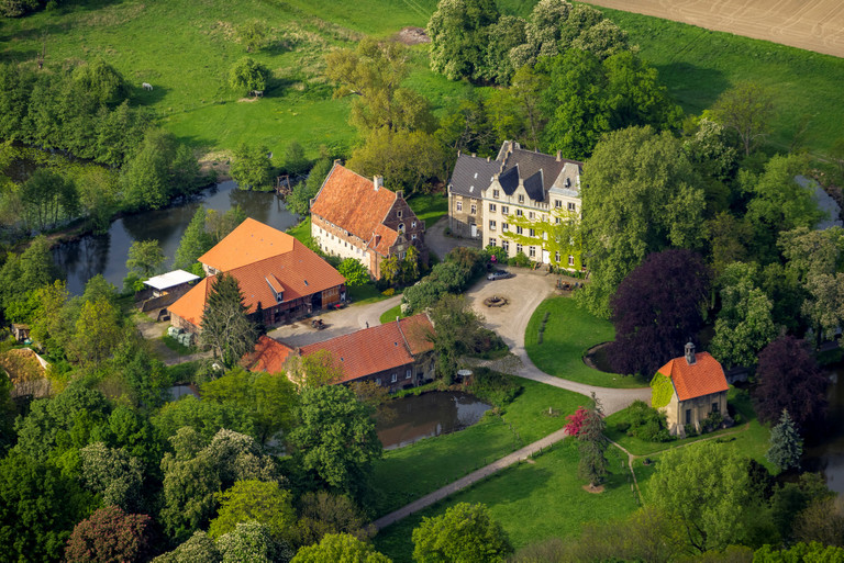 Luftbild Schloss Ermelinghoff