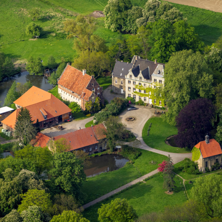 Luftbild Schloss Ermelinghoff