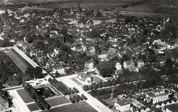 Luftbild des Ostrings, 1930