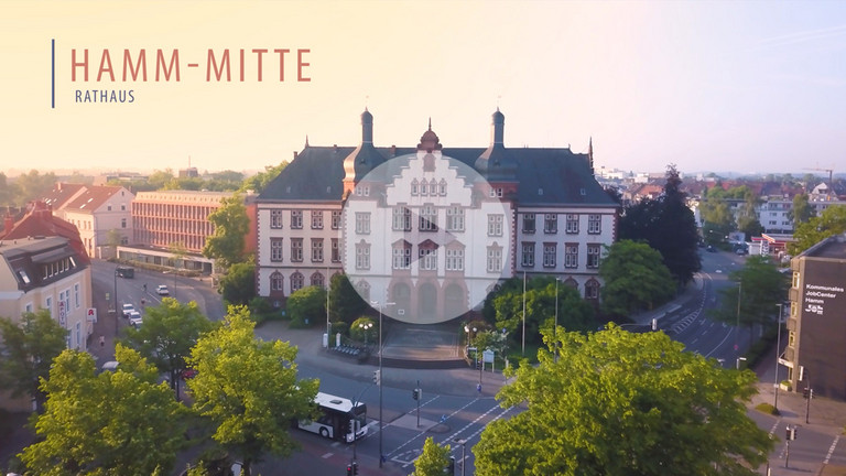 Startbildschirm zum Video Stadtbezirk Mitte