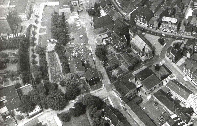 Westlicher Teil des Südrings, Luftaufnahme 1964