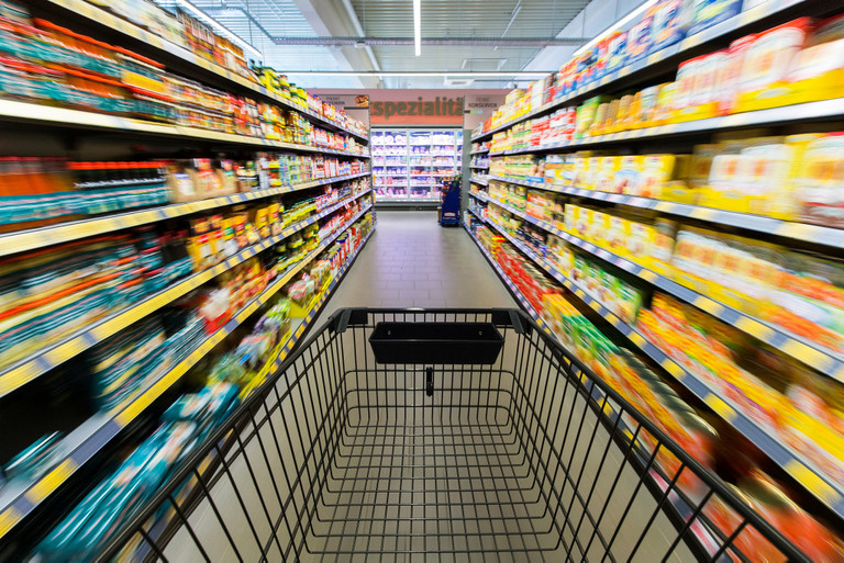 Einkauf im Supermarkt 