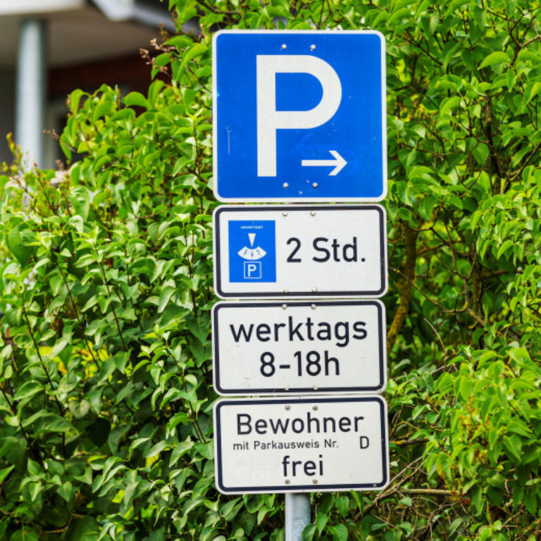 Schild Anwohnerparken