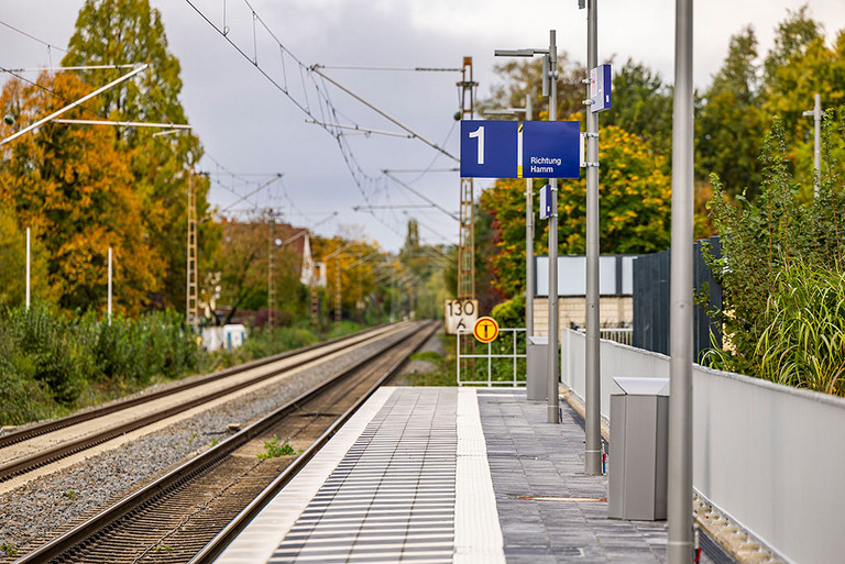 Haltepunkt-Eröffnung in Westtünnen