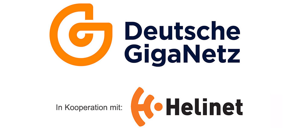Logos Deutsche GigaNetz und Helinet