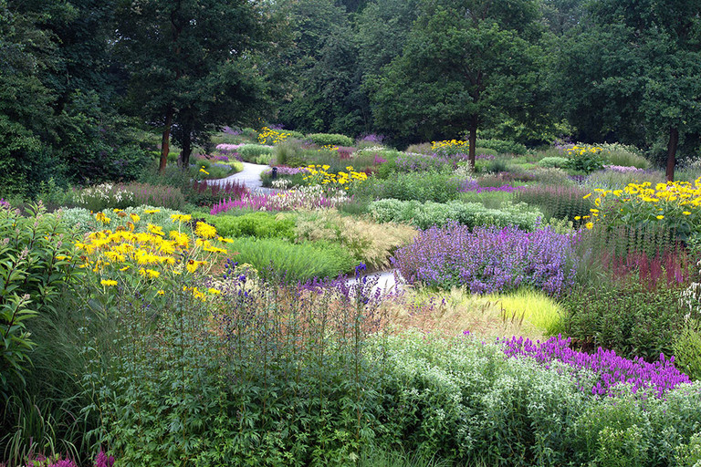 Staudenbeeten von Piet Oudolf im Maximilianpark