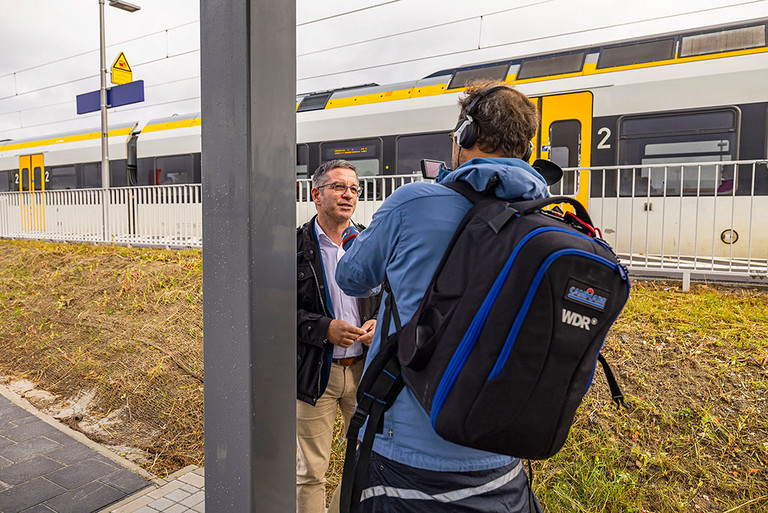 Haltepunkt-Eröffnung in Westtünnen