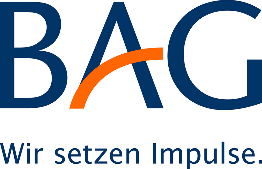 Logo BAG - Wir setzen Impulse.